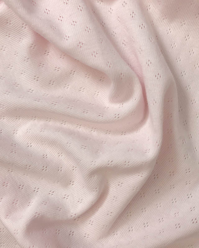 Jersey Ajouré Blush - Maison Klem
